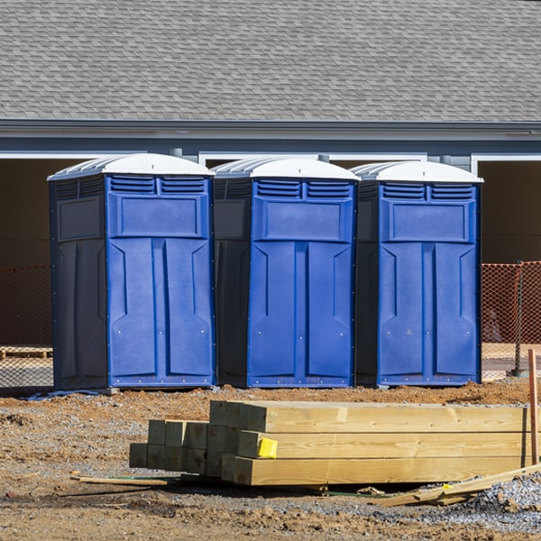 are there any restrictions on what items can be disposed of in the portable restrooms in Lenox Dale